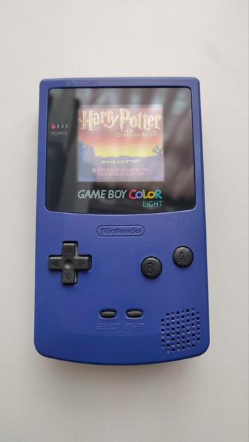 Gameboy Color-console en Harry Potter-spel 