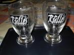 2 bierglazen "rulles" €1.5/stuk, Nieuw, Ophalen of Verzenden, Bierglas