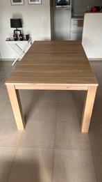 Tafel uitschuifbaar met 2 stukken van 45cm, Huis en Inrichting, Ophalen, 100 tot 150 cm, Zo goed als nieuw, 75 cm of meer