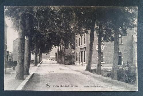 Bomal sur Ourthe L'Avenue de la Station (regio Durbuy ), Verzamelen, Postkaarten | België, Gelopen, Luxemburg, 1920 tot 1940, Ophalen of Verzenden