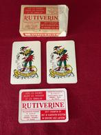 Jeu publicitaire de 54 cartes à jouer, "RUTIVERINE", Carte(s) à jouer, Enlèvement, Utilisé