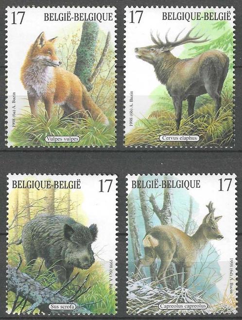 Belgie 1998 - Yvert/OBP 2748-2751 - Zoogdieren (PF), Timbres & Monnaies, Timbres | Europe | Belgique, Non oblitéré, Envoi