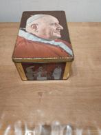 Blikken doos paus johannes 13 met Koning Boudewijn