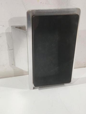 Retro  deurklink deurgreep , aluminium met zwart bekleed beschikbaar voor biedingen