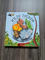 Kartonboek - Wilde dieren, ontmoet mijn vriendjes, Enlèvement, Comme neuf, Livre à déplier, à toucher ou à découvrir