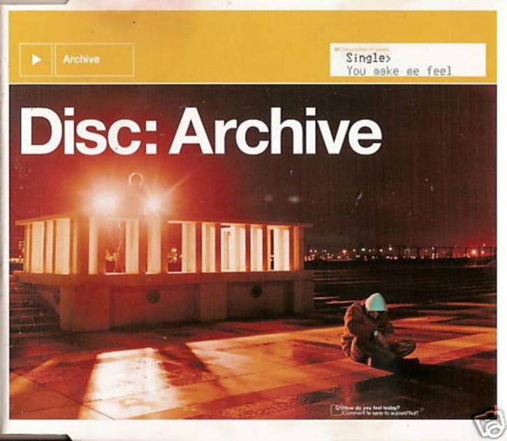ARCHIVE - YOU MAKE ME FEEL - CD SINGLE, CD & DVD, CD Singles, Comme neuf, Autres genres, 1 single, Maxi-single, Envoi