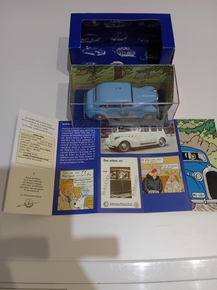 Kuifje nr 27 De auto van Bianca Castafiore ( 1:43 ), Verzamelen, Stripfiguren, Nieuw, Overige typen, Kuifje, Ophalen of Verzenden