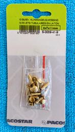 Klinknagels messing- diverse lengtes., Enlèvement ou Envoi, Neuf, Matériel