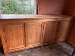 Dressoir in pitch pine, Huis en Inrichting, Ophalen, Met plank(en), Gebruikt, 200 cm of meer