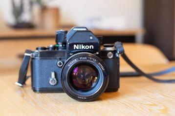 Nikon F2 met legendarische Nikkor 55mm f/1.2-lens beschikbaar voor biedingen