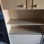 Twee identieke kasten met ingebouwd bureau en planken., Huis en Inrichting, Rachbaaj@yahoo.fr, 9 avenue de hopital francais 1081 BXL