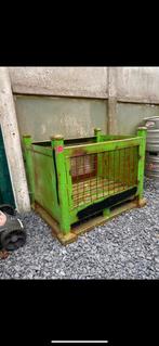 Set van 2 ijzeren bakken, Ophalen, Gebruikt, Metaal, Containerberging