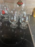 4 mini glazen duvel, Ophalen, Gebruikt, Bierglas