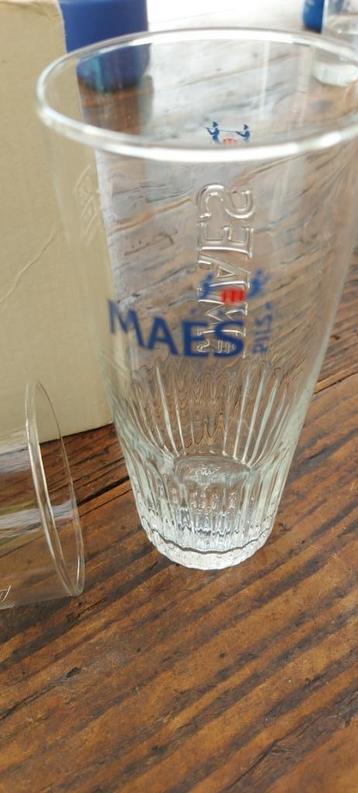 bierglazen  Maes pils  6 stuks  nieuw beschikbaar voor biedingen