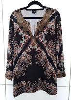 K-Design blouse maat 50, Zwart, Maat 46/48 (XL) of groter, Ophalen of Verzenden, Zo goed als nieuw