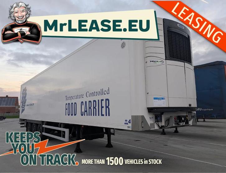 LEASING REMORQUE REMORQUE, RÉFRIGÉRATEUR frigo, Autos, Camions, Entreprise, Achat, Remorques et Semi-remorques, Hybride Électrique/Diesel