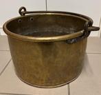 Mooie Geel Koperen Ketel - 3600 gram, Antiek en Kunst, Ophalen of Verzenden, Koper