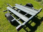 Motortrailer voor 2 maal motor of scooter, Auto diversen, Aanhangers en Bagagewagens, Ophalen, Zo goed als nieuw