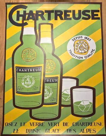 Affiche Chartreuse 1950 - Tres rare 