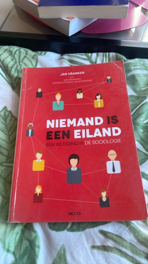 Sarah Van Leuvenhaege - Niemand is een eiland, Boeken, Wetenschap, Zo goed als nieuw, Sociale wetenschap, Ophalen of Verzenden
