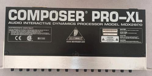Behringer Composer Pro XL MDX2600, Muziek en Instrumenten, Effecten, Gebruikt, Compressor, Ophalen