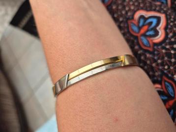 Stainless steel London armband zilver en goudkleurig  3s beschikbaar voor biedingen