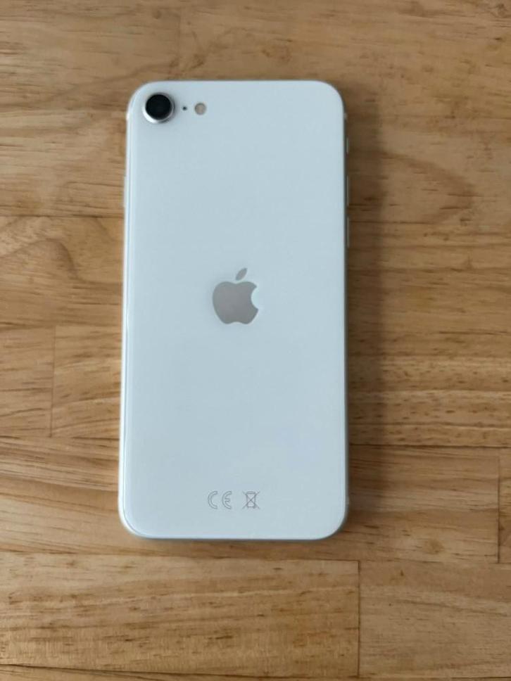 iPhone SE 2020 - 128GB - wit, Télécoms, Téléphonie mobile | Apple iPhone, Comme neuf, 128 GB, Sans abonnement, Sans simlock, iPhone SE (2020)