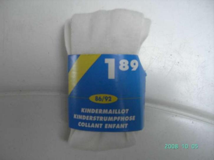 NIEUW - witte broekkous - Zeeman - maat 86-92, Kinderen en Baby's, Babykleding | Schoentjes en Sokjes, Nieuw, Meisje, Sokjes, Ophalen of Verzenden