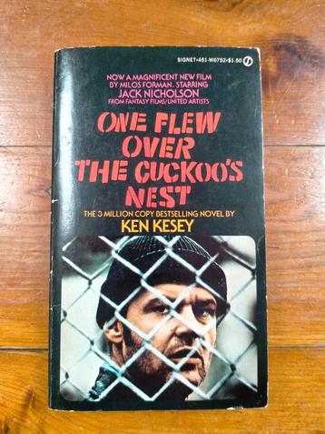 Édition Vintage USA 1975 ! ONE FLEW OVER THE CUCKOO'S NEST 