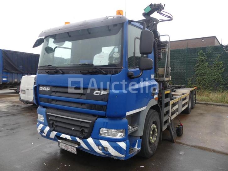 REF:7661 - Containerwagen met kraan DAF FAN CF85 (2012-323,0, Auto's, Vrachtwagens, Bedrijf, Te koop, DAF, Overige brandstoffen