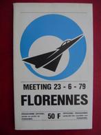 Brochure Meeting Florennes 1979., Collections, Comme neuf, Livre ou Revue, Enlèvement ou Envoi