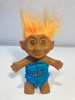 Rare poupée troll rétro vintage orange des années 1970, Comme neuf, Enlèvement ou Envoi