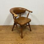 16 engelse retro vintage horeca antieke stoelen leer PARTIJ!, Ophalen of Verzenden