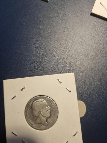 Halve Gulden uit 1863 Willem 3 beschikbaar voor biedingen