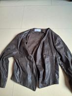 Kakigroen lederen kort jasje Amelie Amelie mt Medium, Kleding | Dames, Jasjes, Kostuums en Pakken, Ophalen of Verzenden, Jasje