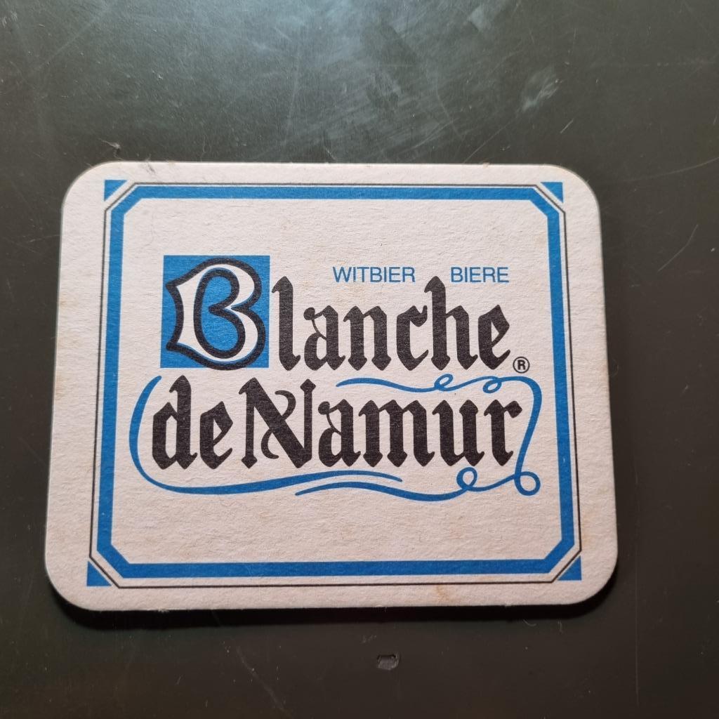 Sous Bock Blanche de Namur (modèle 2), Enlèvement ou Envoi, Utilisé, Sous-bock, Autres marques