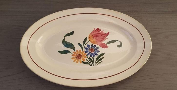Oude schaal - Villeroy & Boch - Saargemünd, Antiek en Kunst, Antiek | Schalen, Ophalen of Verzenden