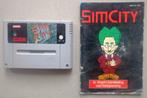 Sim City voor de Europese Super Nintendo + boekje, Enlèvement ou Envoi, Utilisé