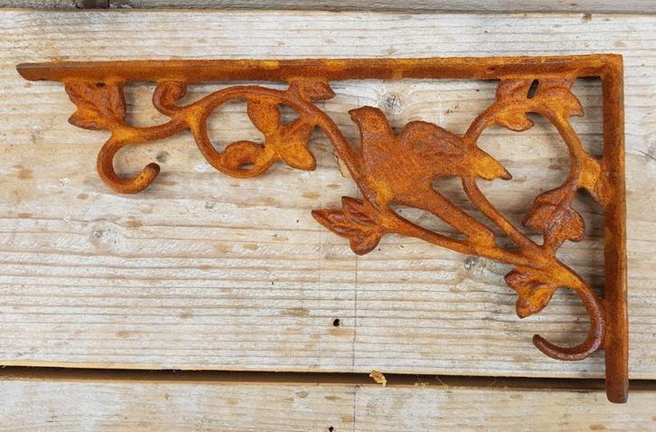 Landelijke schapdragers plankdragers beugels van gietijzer, Huis en Inrichting, Woonaccessoires | Wandplanken en Boekenplanken