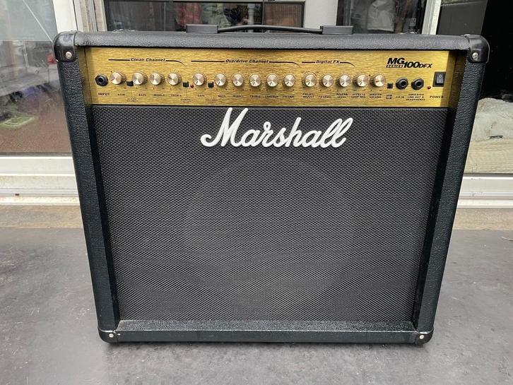 Marshall MG100DFX, Musique & Instruments, Amplis | Basse & Guitare, Comme neuf, Guitare, 100 watts ou plus, Enlèvement