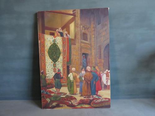 Oosters schilderij 'The carpet merchant', Antiquités & Art, Art | Peinture | Classique, Enlèvement