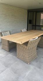 Grote eiken eettafel, Huis en Inrichting, Ophalen, 100 tot 150 cm, Eikenhout, 200 cm of meer
