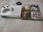 Xbox one s 500gb met controller en 4 games, Games en Spelcomputers, Spelcomputers | Xbox One, Ophalen, Xbox One S, Zo goed als nieuw