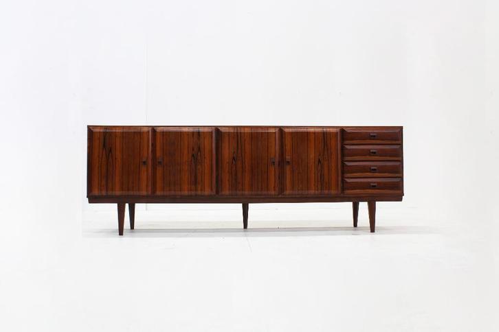 Vintage Mid Century sideboard dressoir jaren 60, Huis en Inrichting, Kasten | Dressoirs, Gebruikt, 200 cm of meer, 25 tot 50 cm