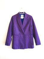 Stijlvolle CKS blazer/vest - maat S, Kleding | Dames, Verzenden, Paars, Zo goed als nieuw, Jasje