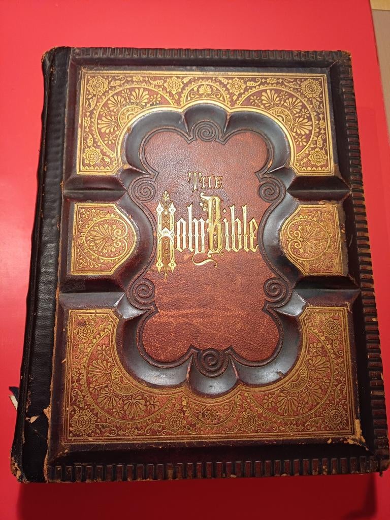 THE HOLY BIBLE HOLMAN&CO 1890, Antiek en Kunst, Antiek | Boeken en Manuscripten, Verzenden