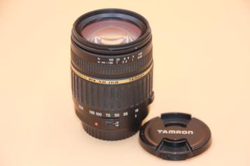 canon eos : tamron af 18-200/3.5-6.3 macro if aspherical, Enlèvement ou Envoi, Utilisé, Reflex miroir, Canon