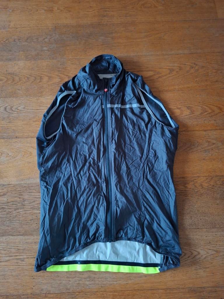 Coupe-vent Cyclisme Castelli Perfetto Gore, Taille XXL, Couleur Bleu - Occasion Excellent état