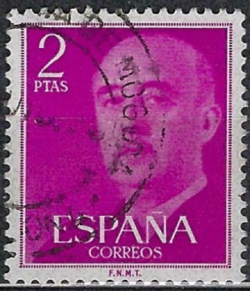 Spanje 1955-1958 - Yvert 865A - Generaal Francisco Fran (PF), Timbres & Monnaies, Timbres | Europe | Espagne, Non oblitéré, Envoi