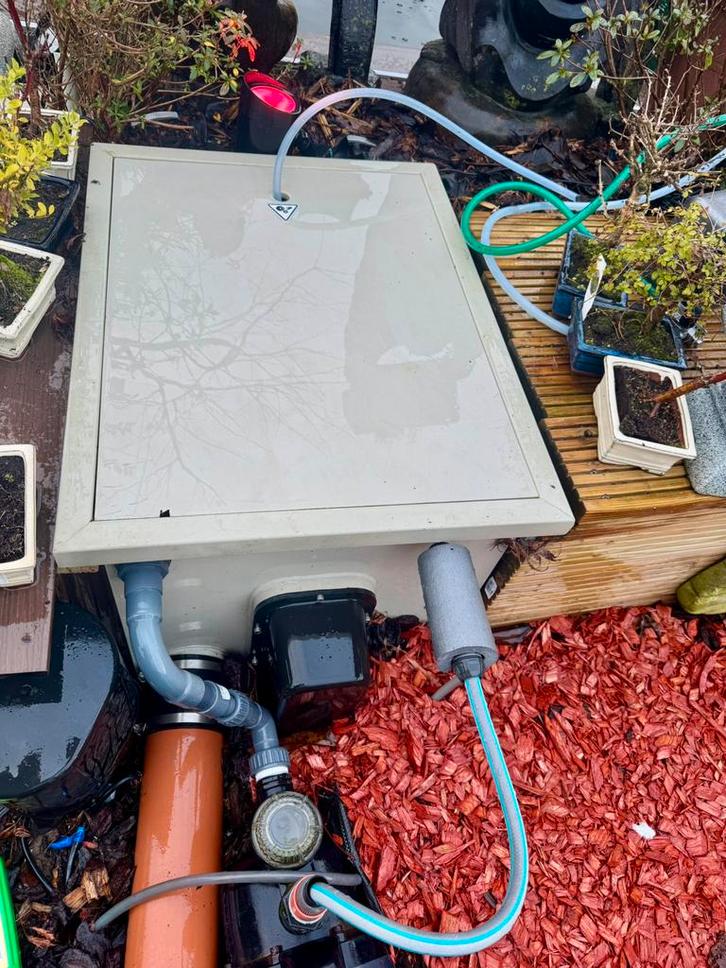 Koi Vijverfilter Trommelfilter Makoi 30 for 50m3 vijver, Dieren en Toebehoren, Vissen | Vijvervissen, Karper of Koi